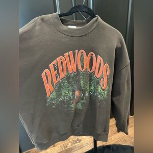 Abercrombie & Fitch Black Crewneck Sweater